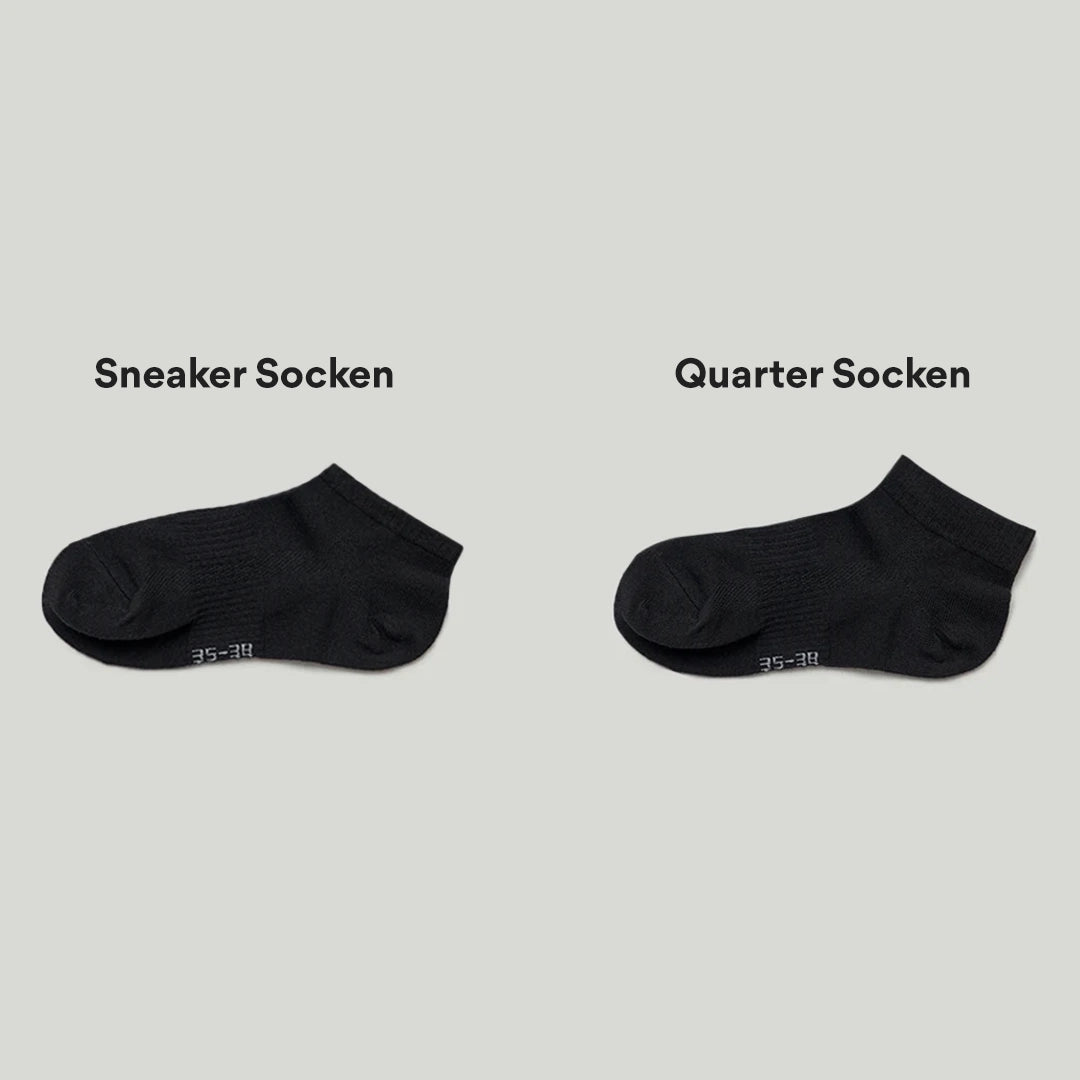 Quarter Socken | Schwarz – 7