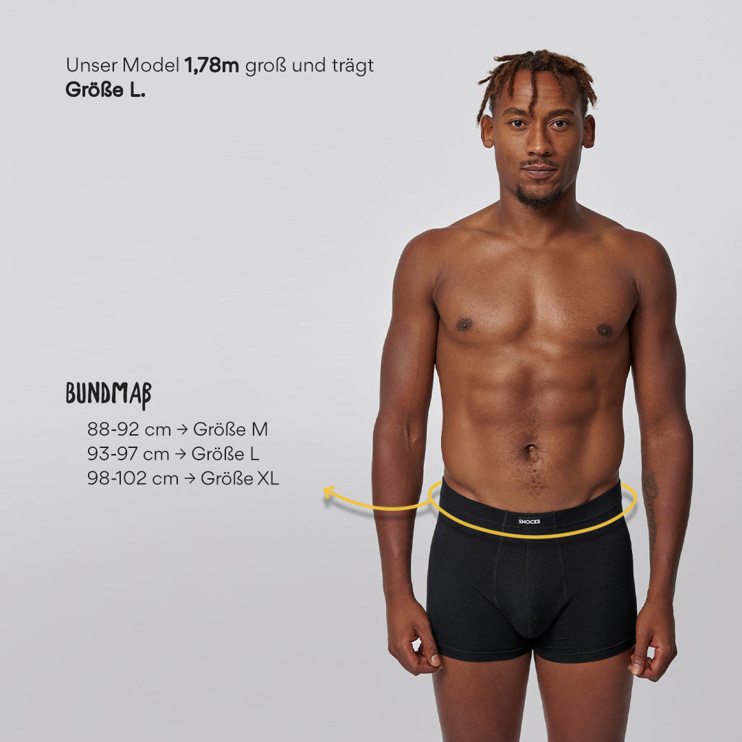 Retro Boxershorts | Schwarz – 11