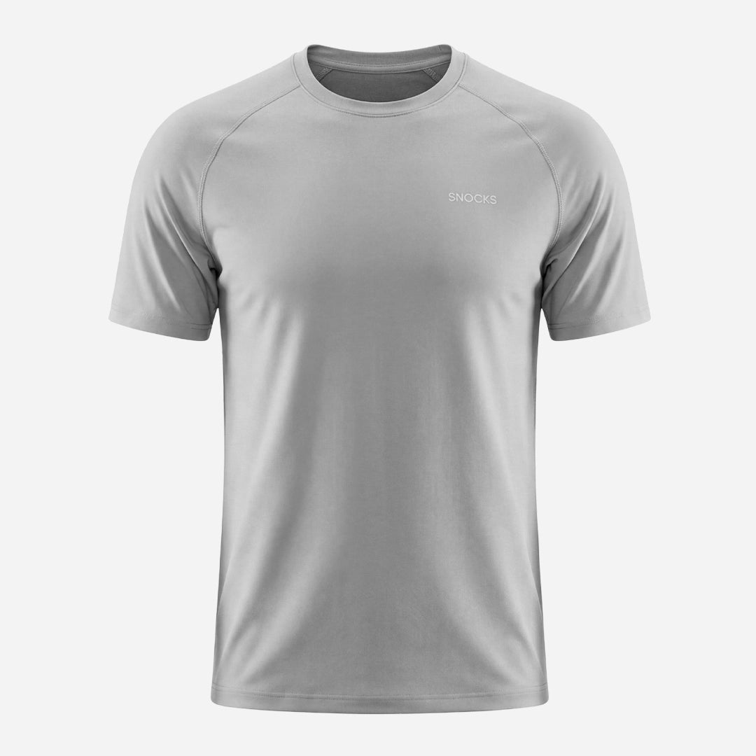 Trainingsshirt Raglan Herren | Silber Grau – 9