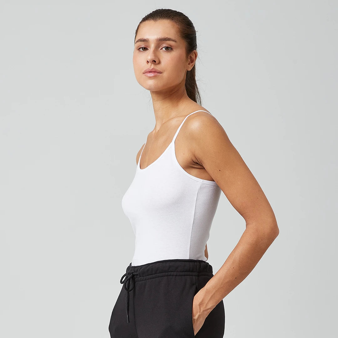 Damen Spaghetti Tops | Schwarz-Weiß – 5