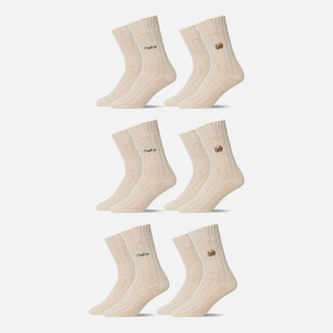 Norweger Socken | Off White "O' Zapft is"-Edition – 12