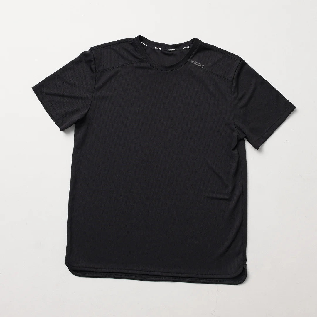 Trainingsshirt Mesh Herren | Schwarz – 8