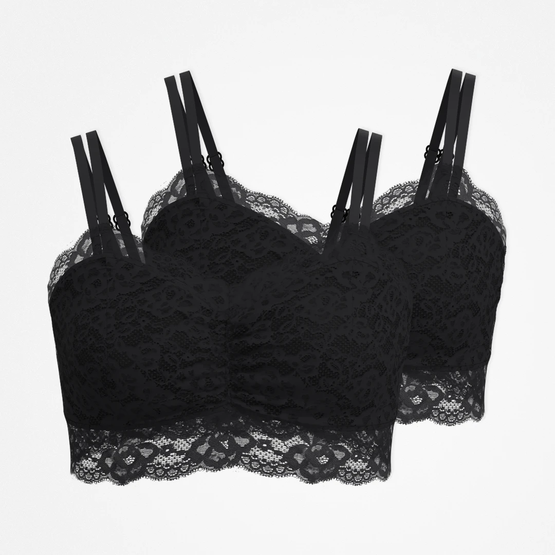 Spitzen-BH Plus Size | Schwarz – 10