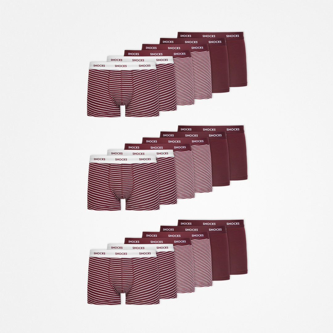 Boxershorts mit Streifen | Rote Streifen – 9