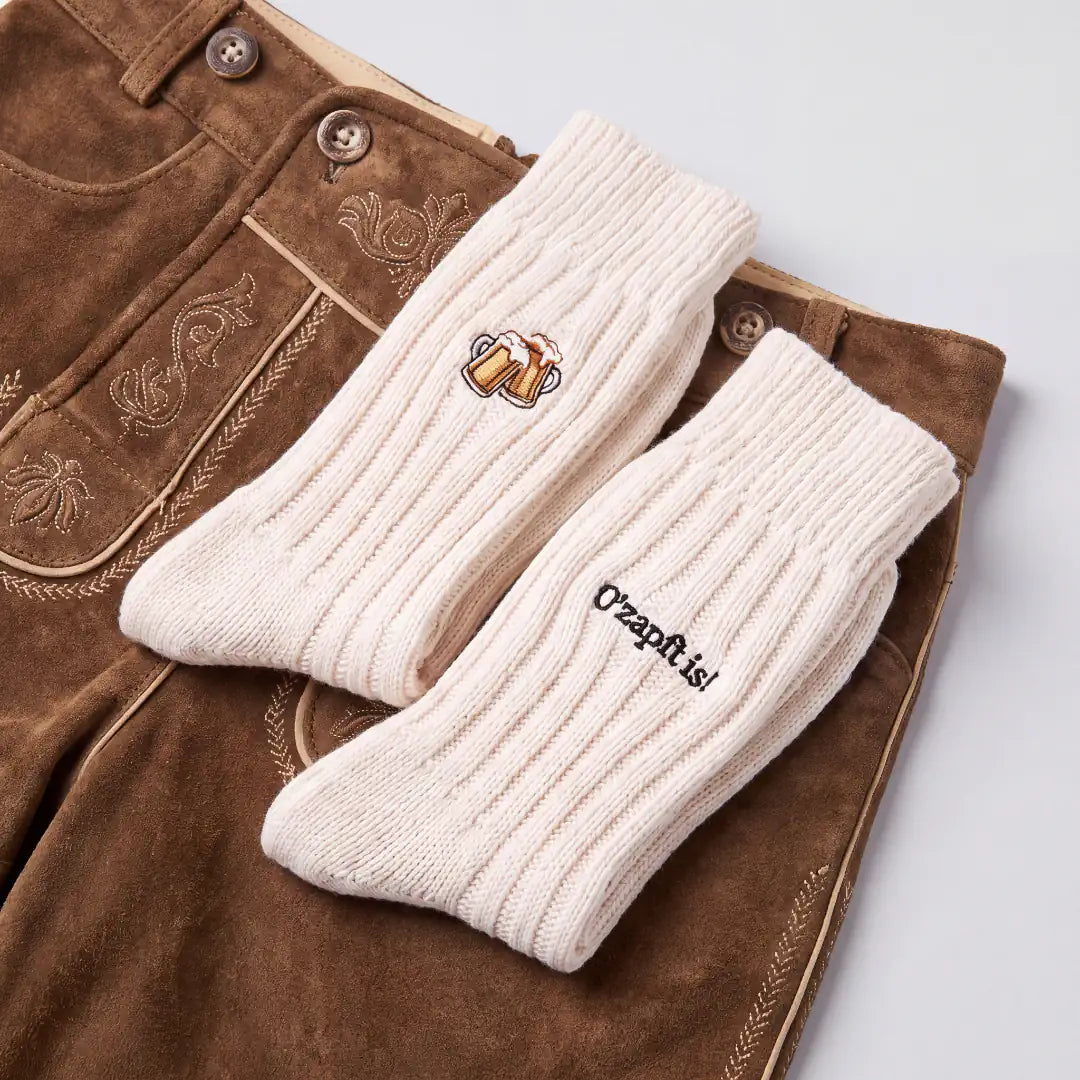 Norweger Socken | Off White "O' Zapft is"-Edition – 2
