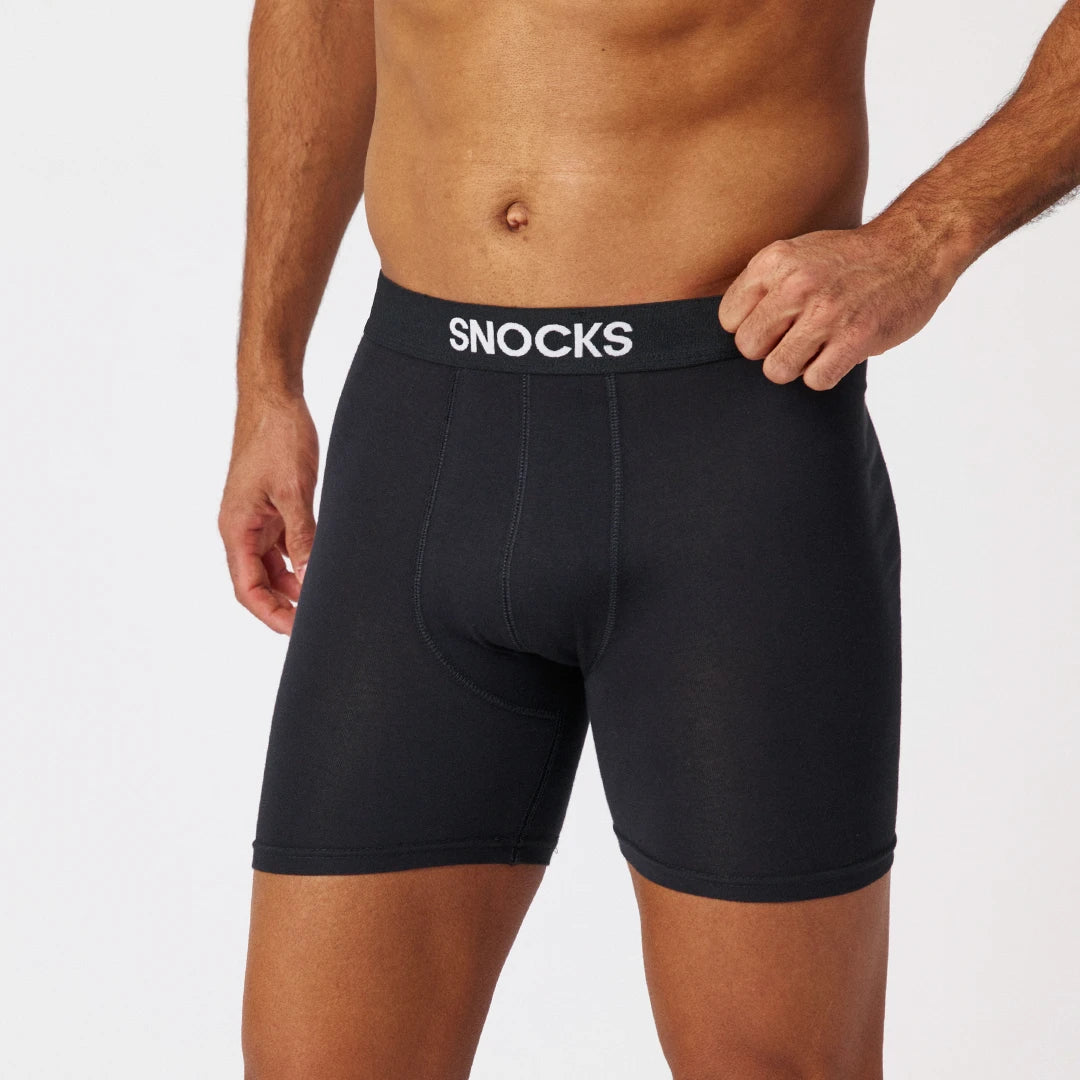 Lange Boxershorts | Schwarz – 3