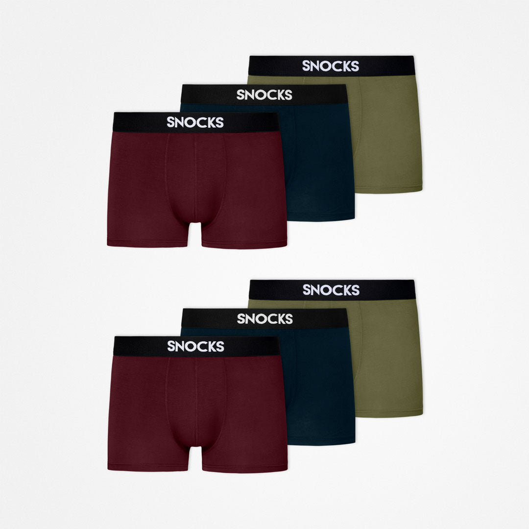 Premium Boxershorts | Mix (Rot/Olive/Blau) – 11