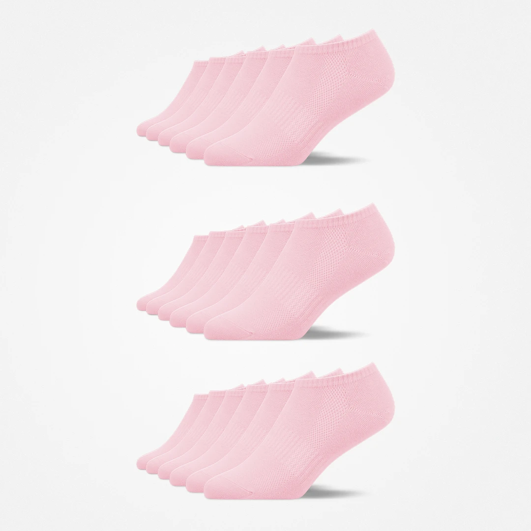 Kinder Sneaker Socken | Rosa – 10