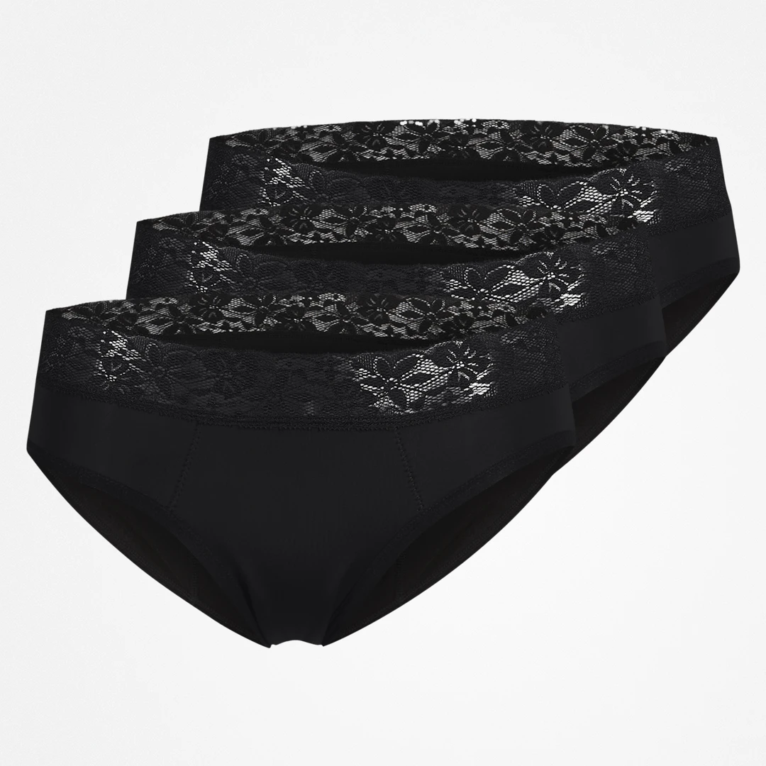 SNOCKS x femtis Period Panty - ALWA Slip Period | Schwarz – 8