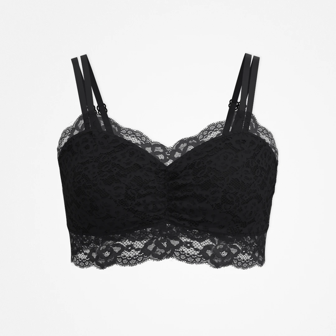 Spitzen-BH Plus Size | Schwarz