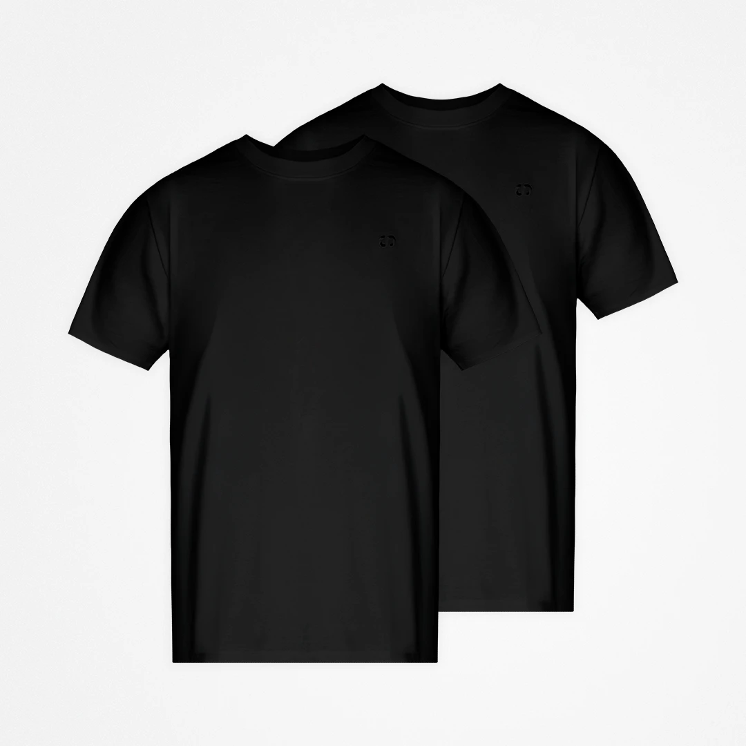Basic T-Shirt Herren | Schwarz – 9