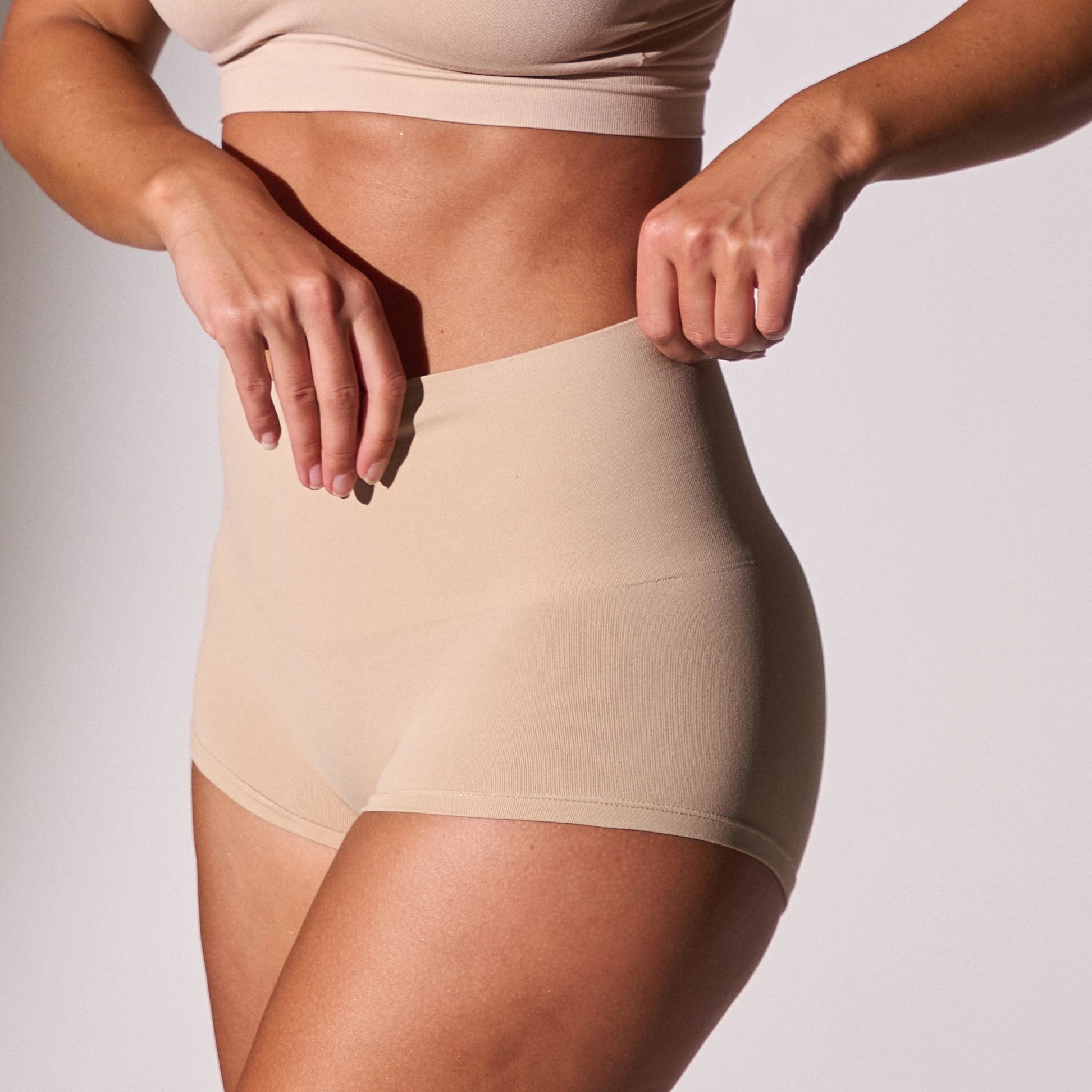 Shaping Boyshorts | Beige – 4