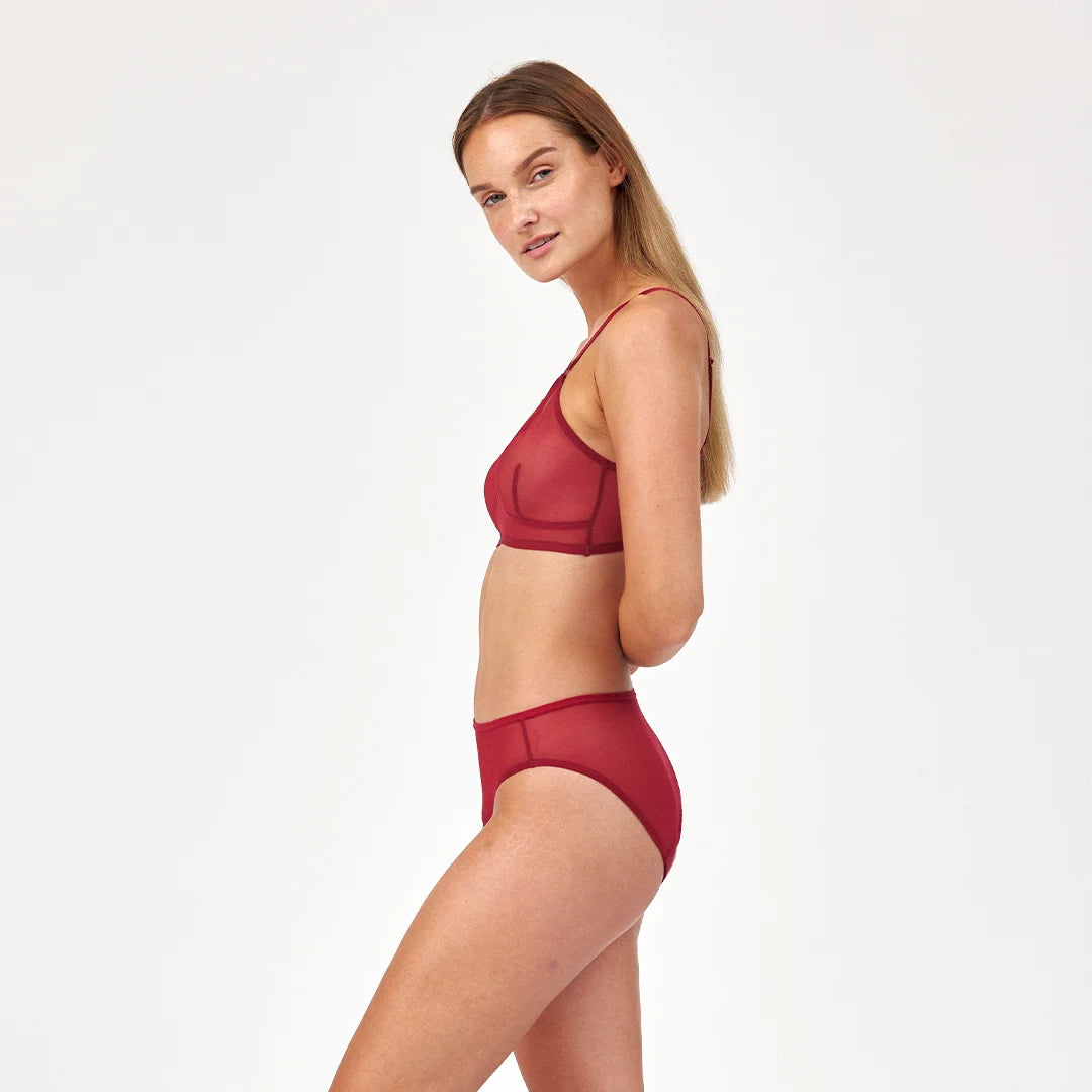 SNOCKS x femtis Period Panty -   RUBY | Rot – 4