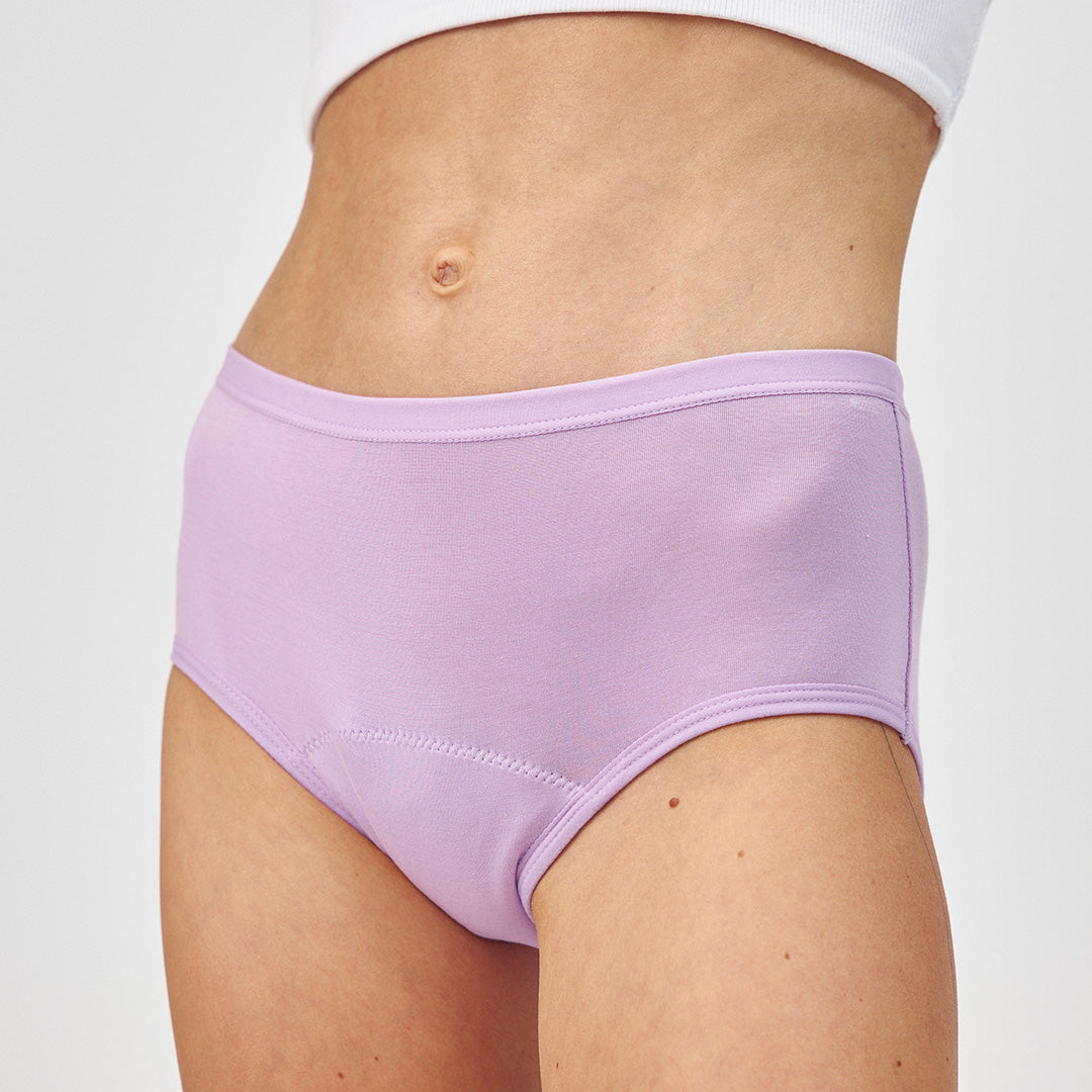 SNOCKS x femtis Teen Period Panty - LENE Hipster | Flieder – 3