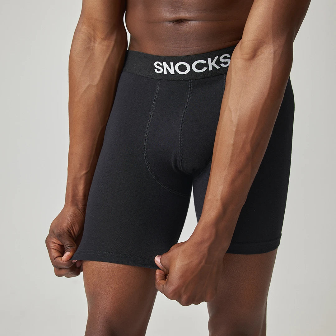 Lange Premium Boxershorts | Schwarz – 6