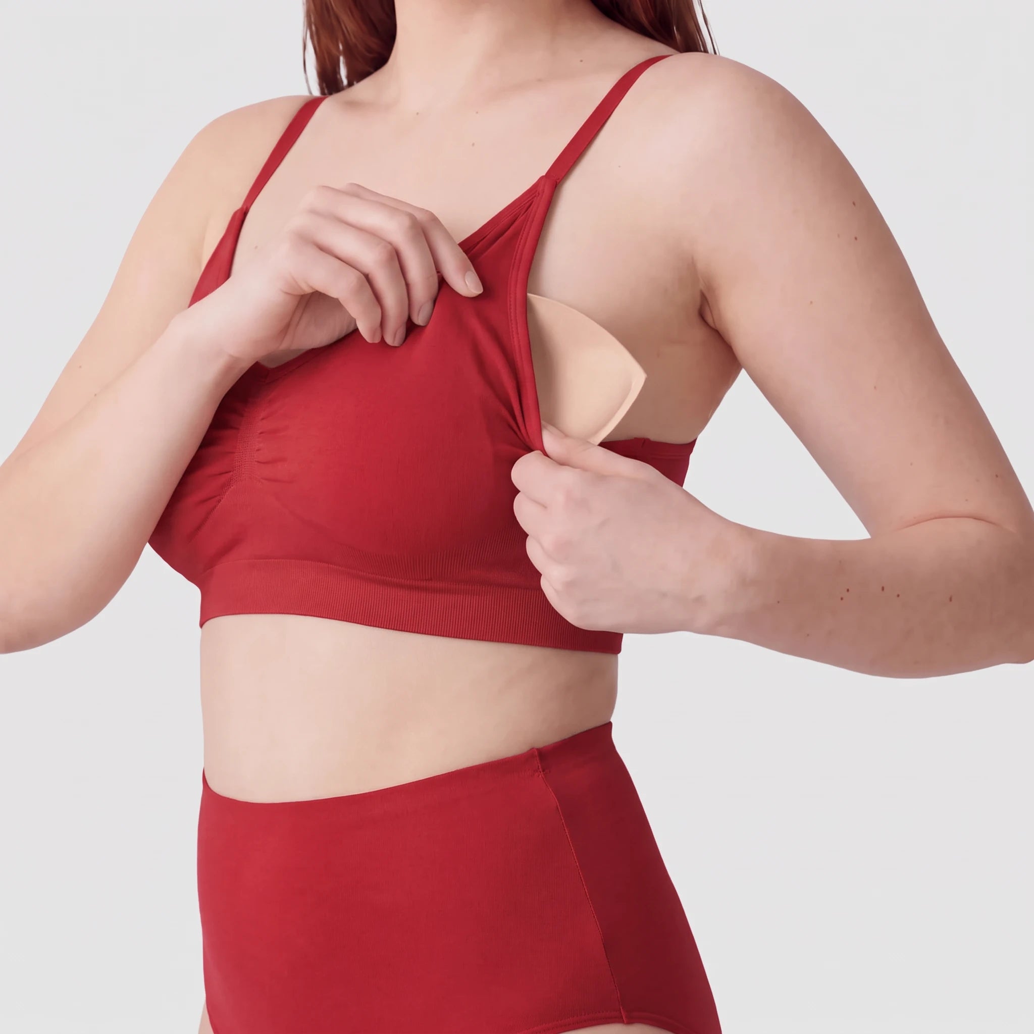 Shaping BH mit Spaghettiträgern | Classic Red – 3