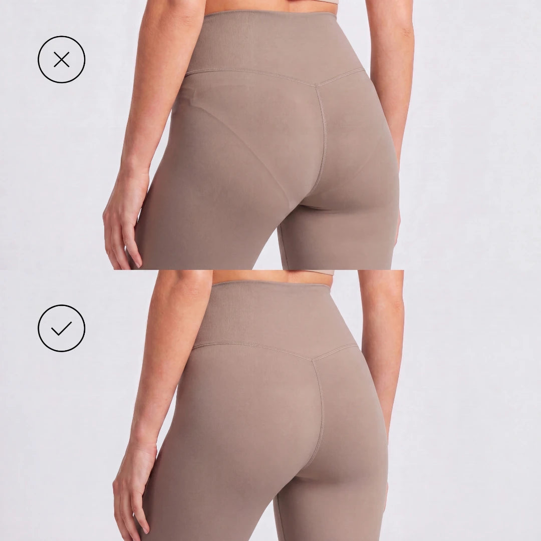 Microfiber High Waist Seamless Hipster | Beige – 7