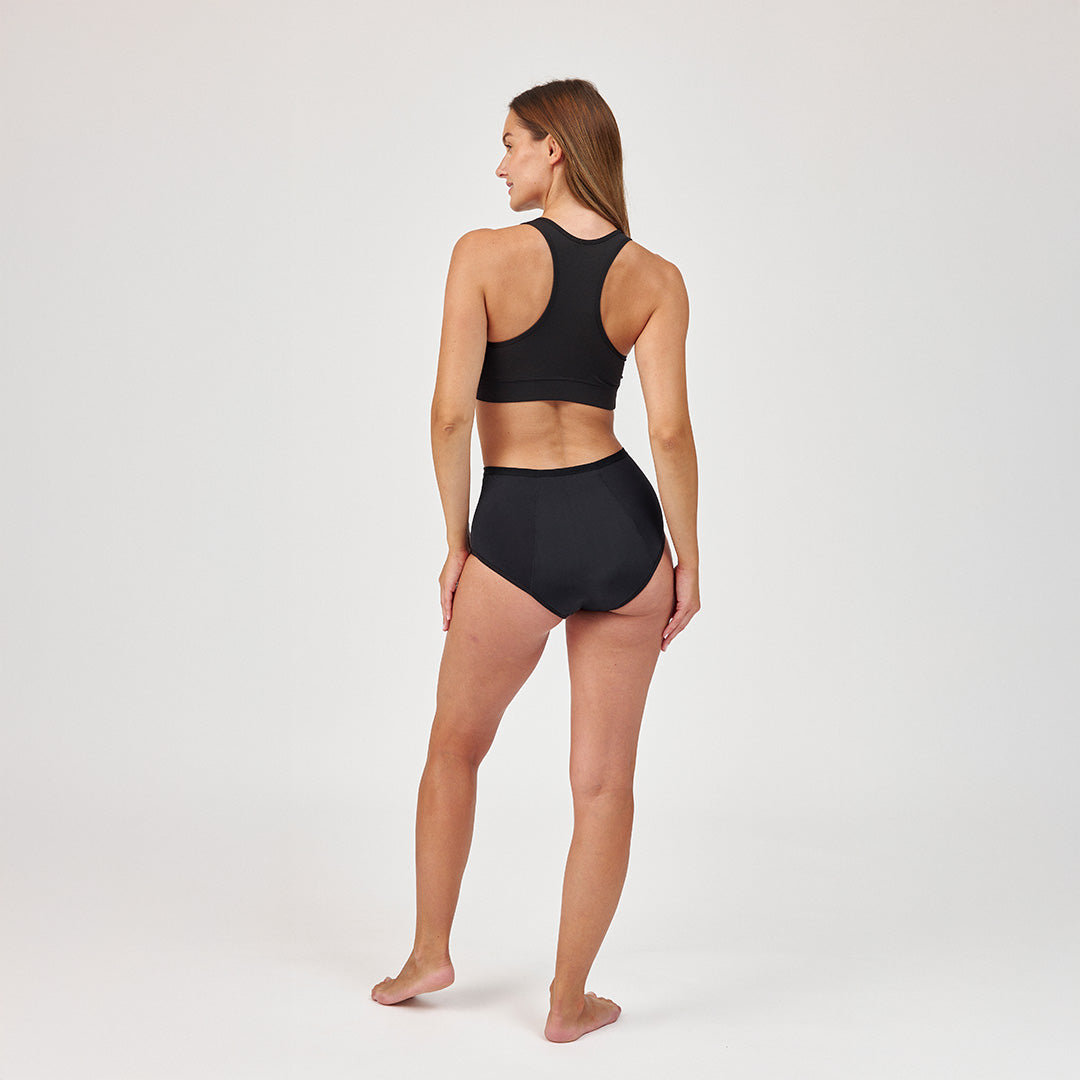 SNOCKS x femtis Period Panty - JULE Highwaist | Schwarz – 3
