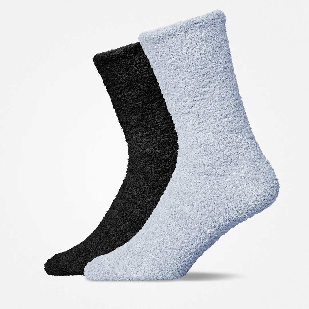 Kuschelsocken | Mix (Schwarz/Blaugrau) – 8