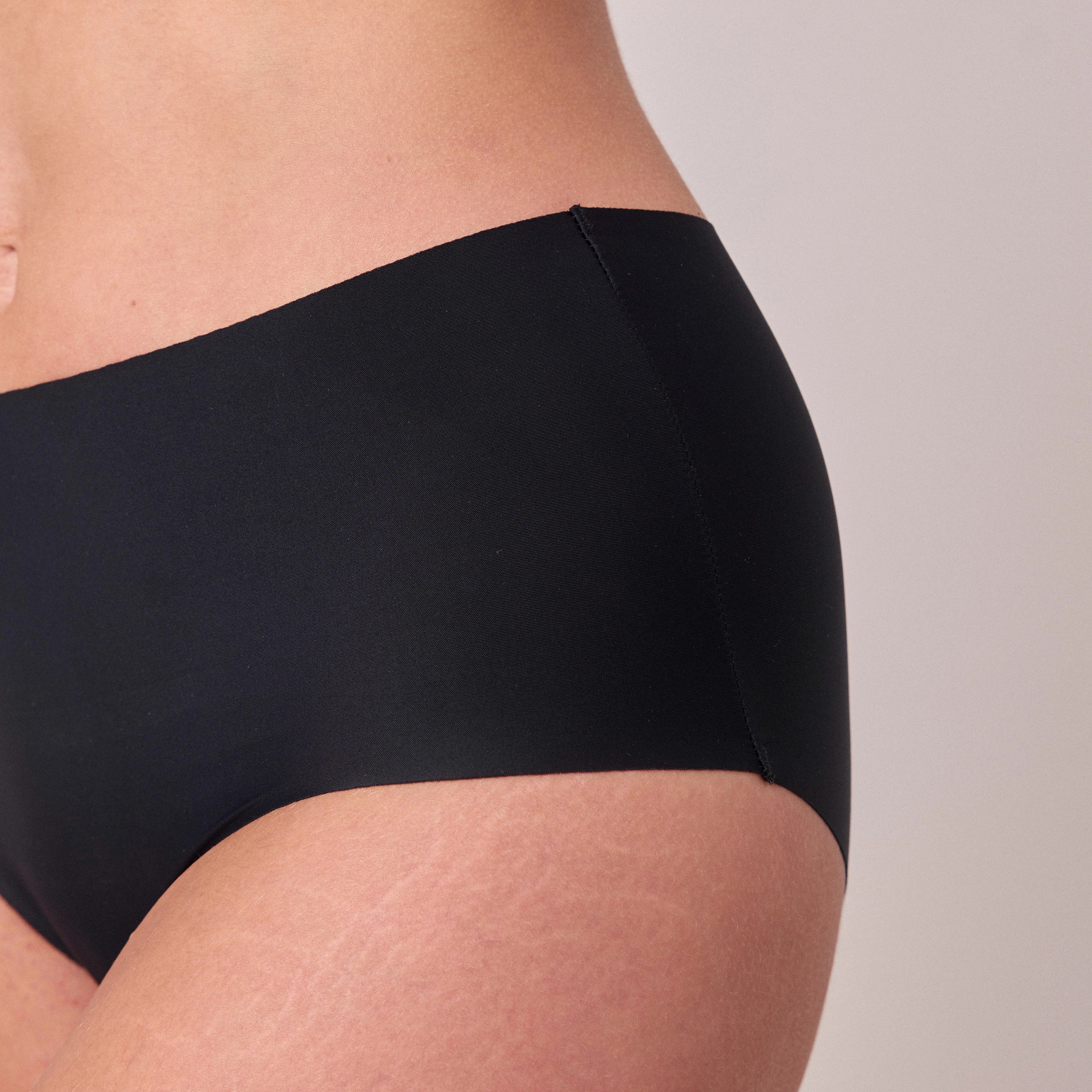 Microfiber High Waist Seamless Hipster | Schwarz – 4