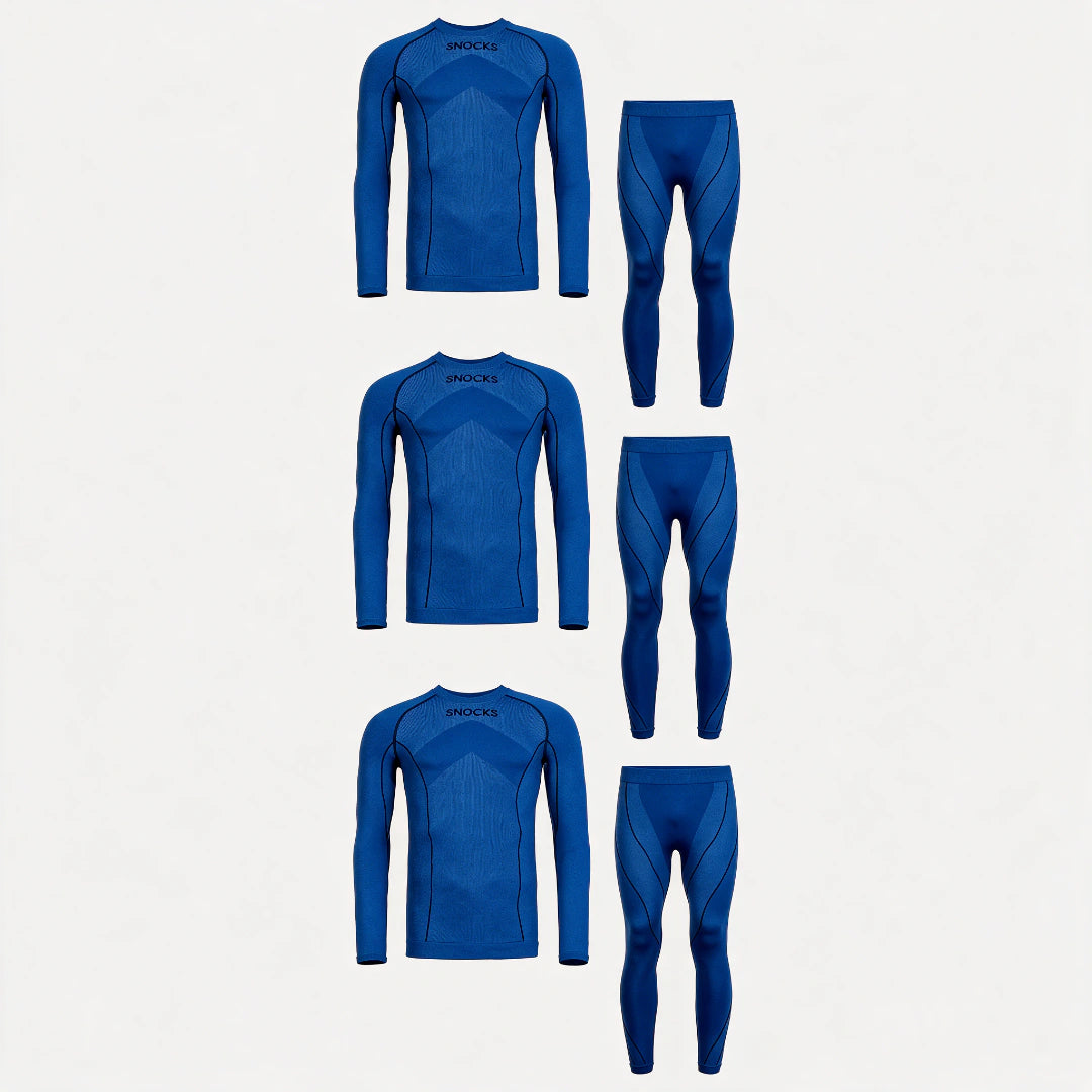 Thermounterwäsche Herren mit Daumenloch | Azure – 11