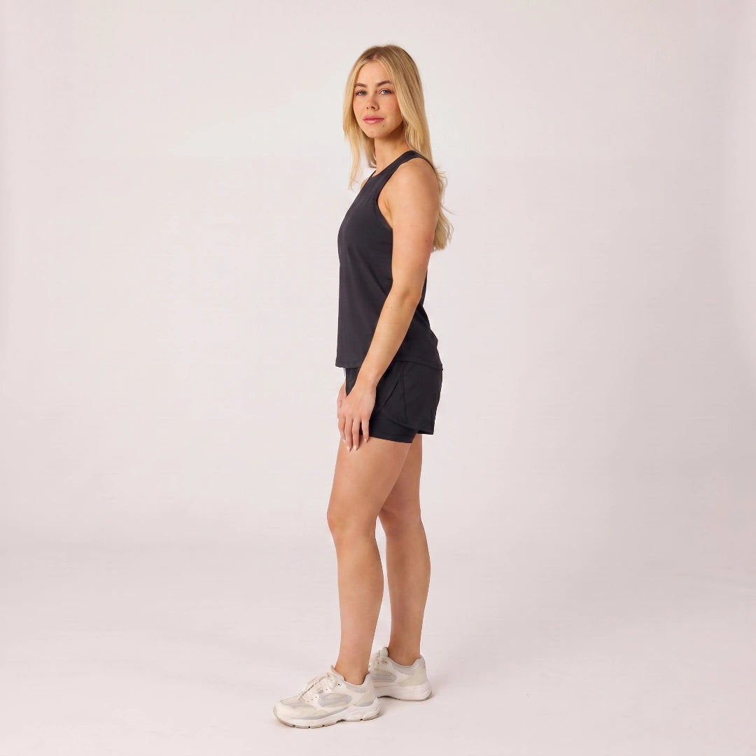 Sport Tank Top Damen | Schwarz – 5