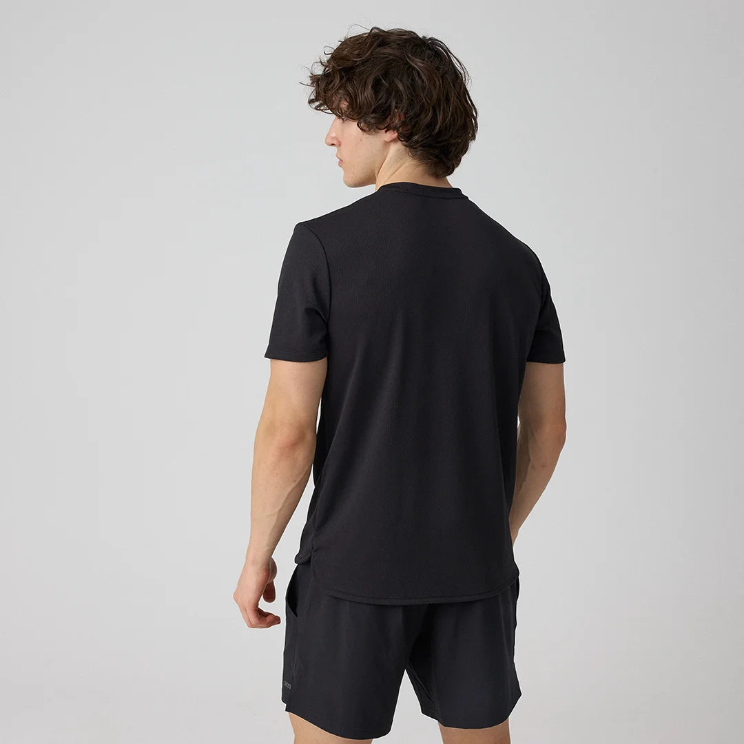 Trainingsshirt Mesh Herren | Schwarz – 5