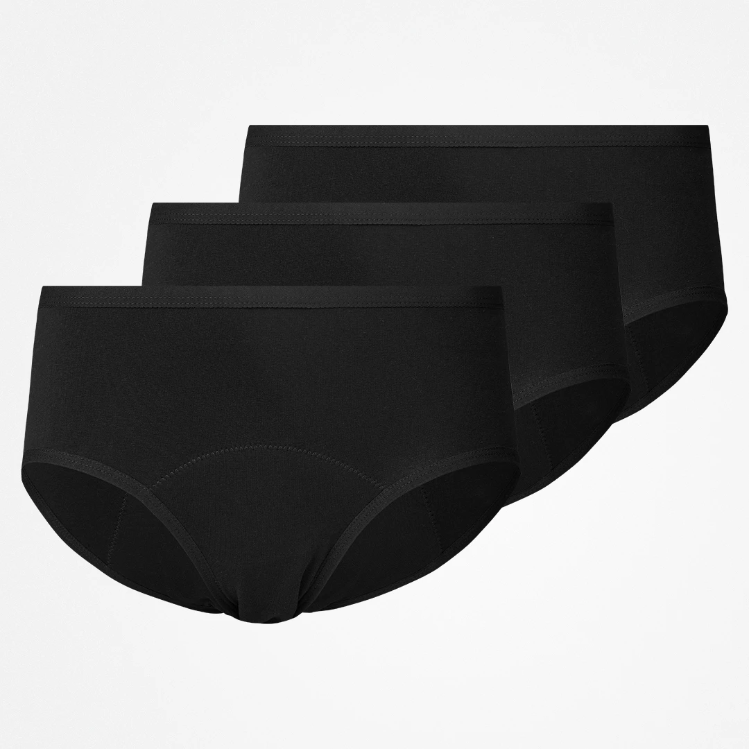 SNOCKS x femtis Period Panty - LENE Hipster | Schwarz – 8