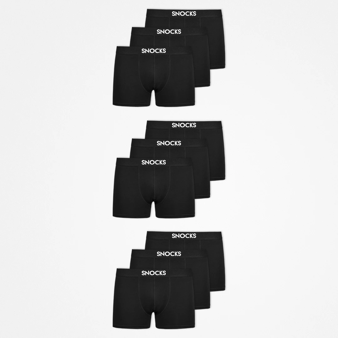 Premium Boxershorts aus Bambus | Schwarz – 12