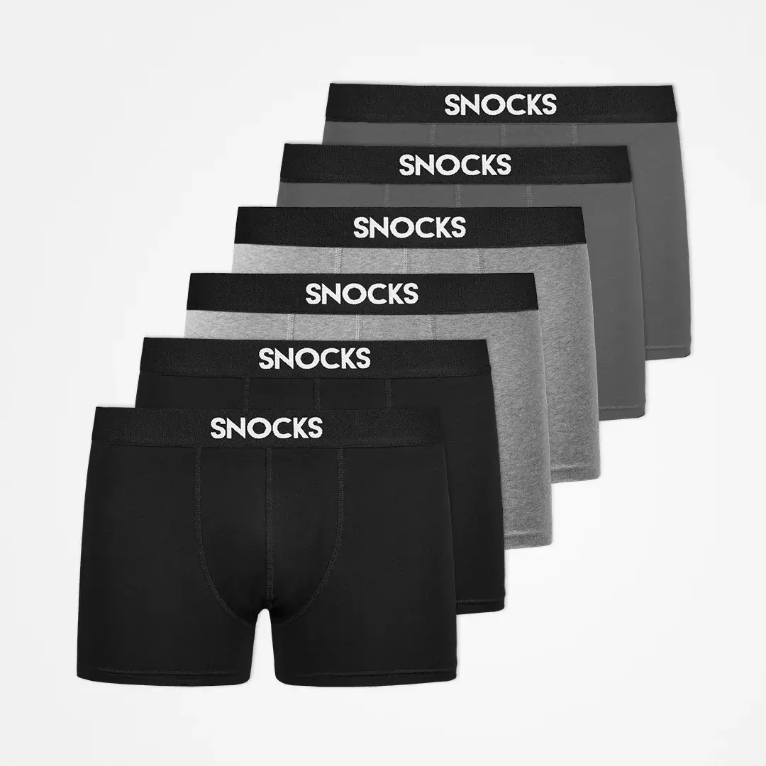 Boxershorts | Mix (Schwarz/Grau/Hellgrau) – 11