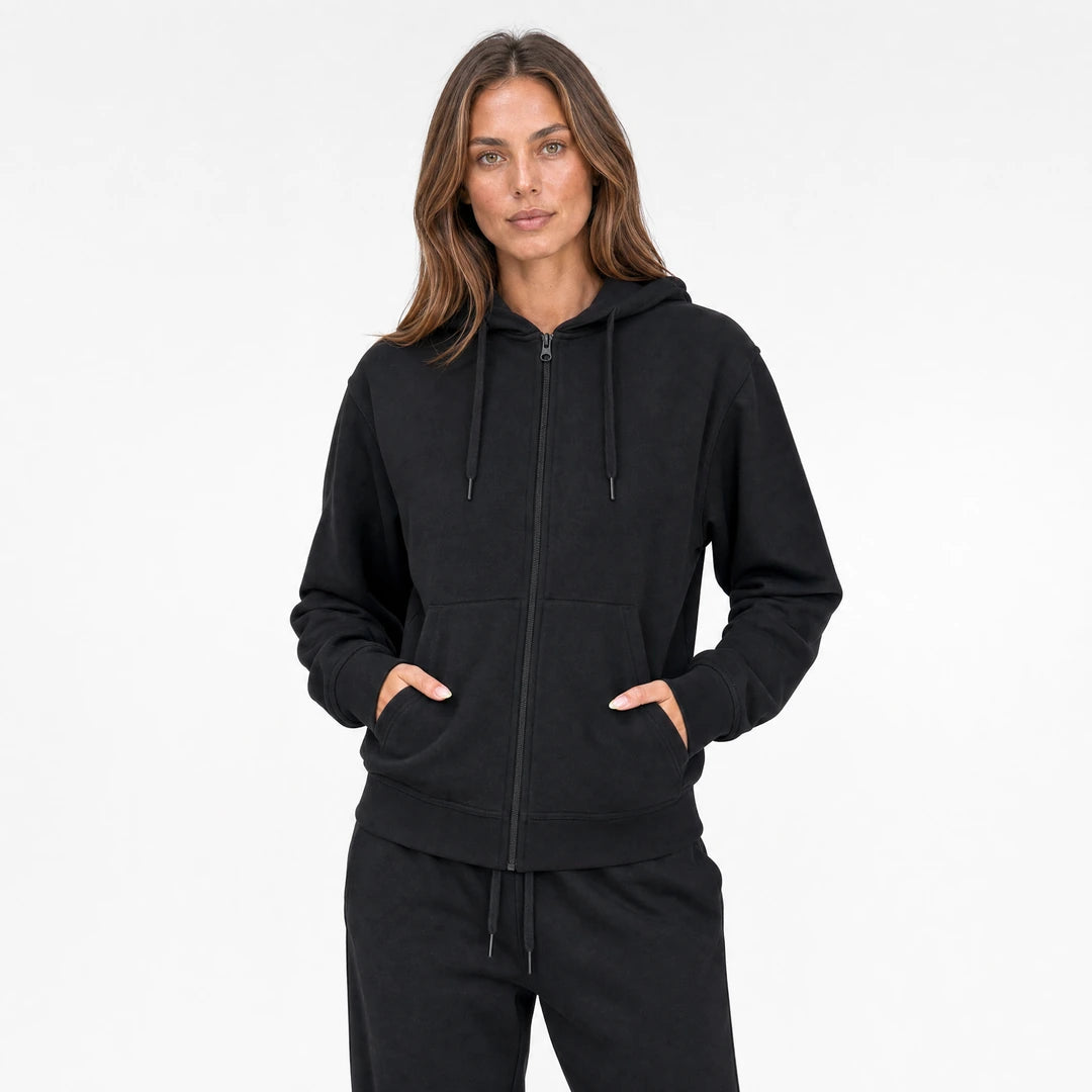 Sweatjacke Damen | Schwarz – 7
