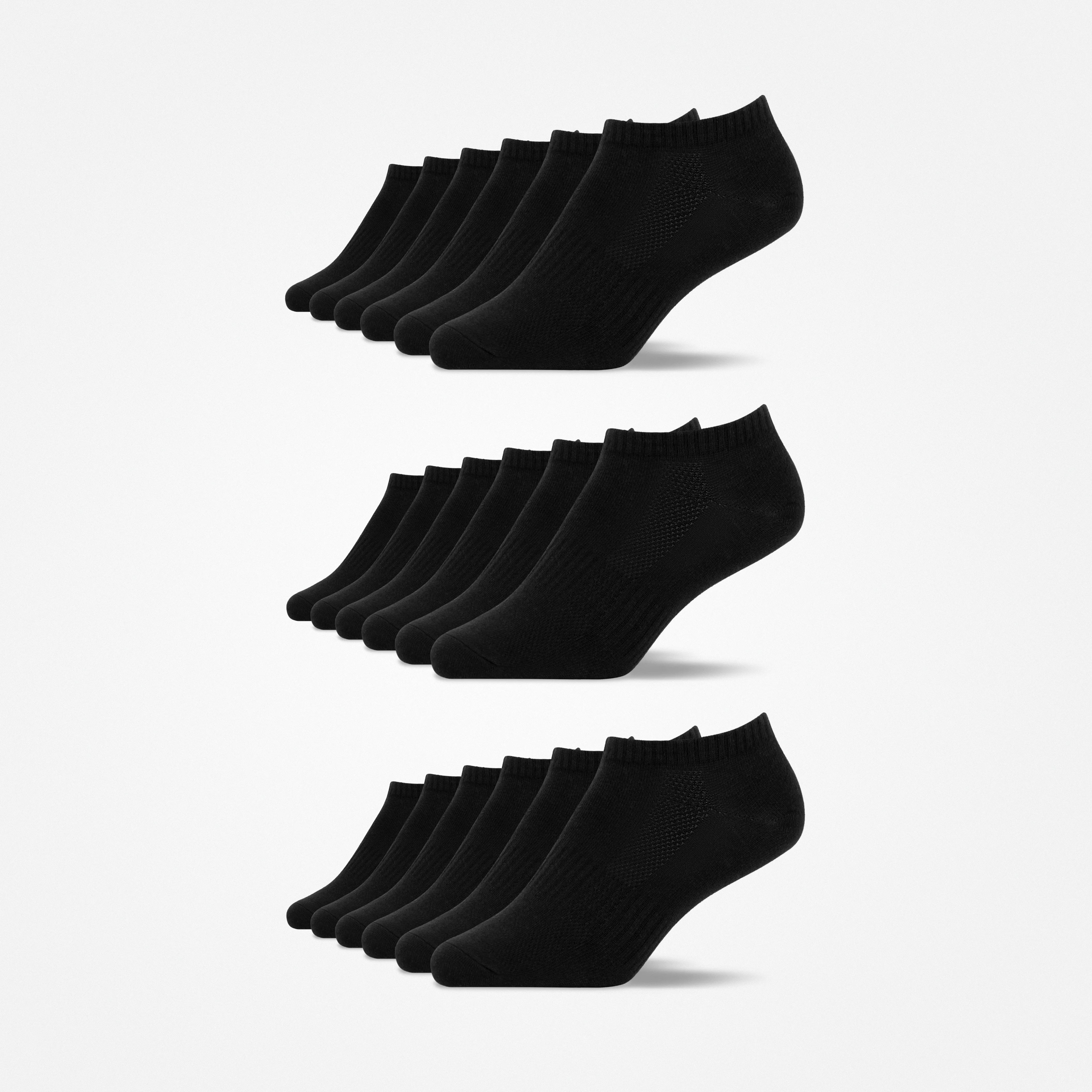 Kinder Sneaker Socken | Schwarz – 10