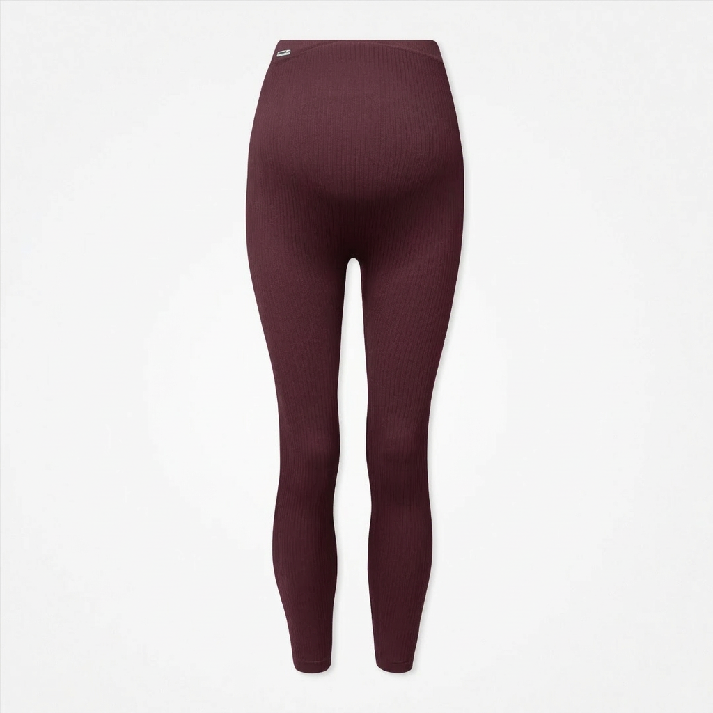 Umstandsleggings Seamless | Dunkelrot