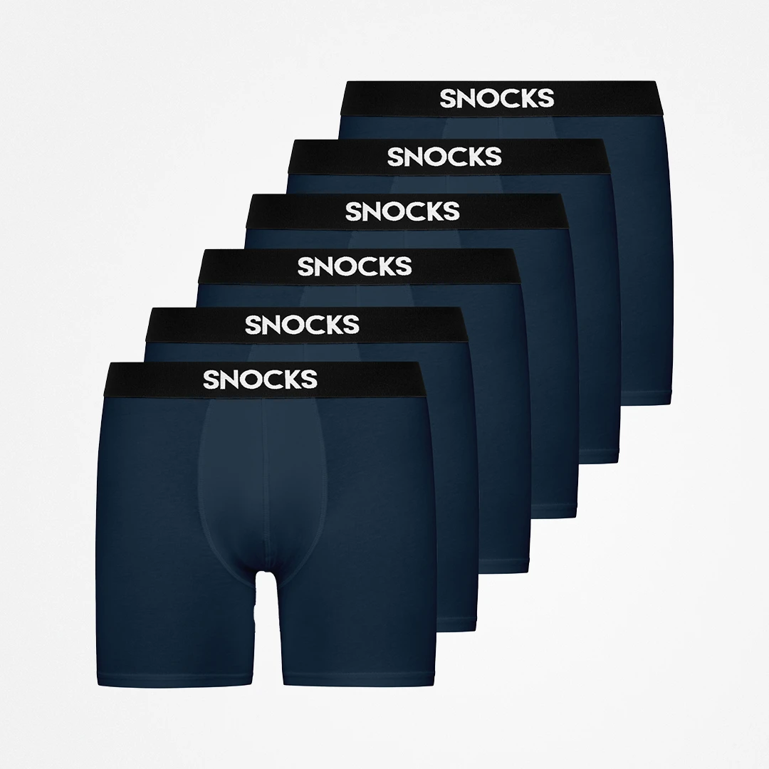 Lange Boxershorts | Dunkelblau – 11