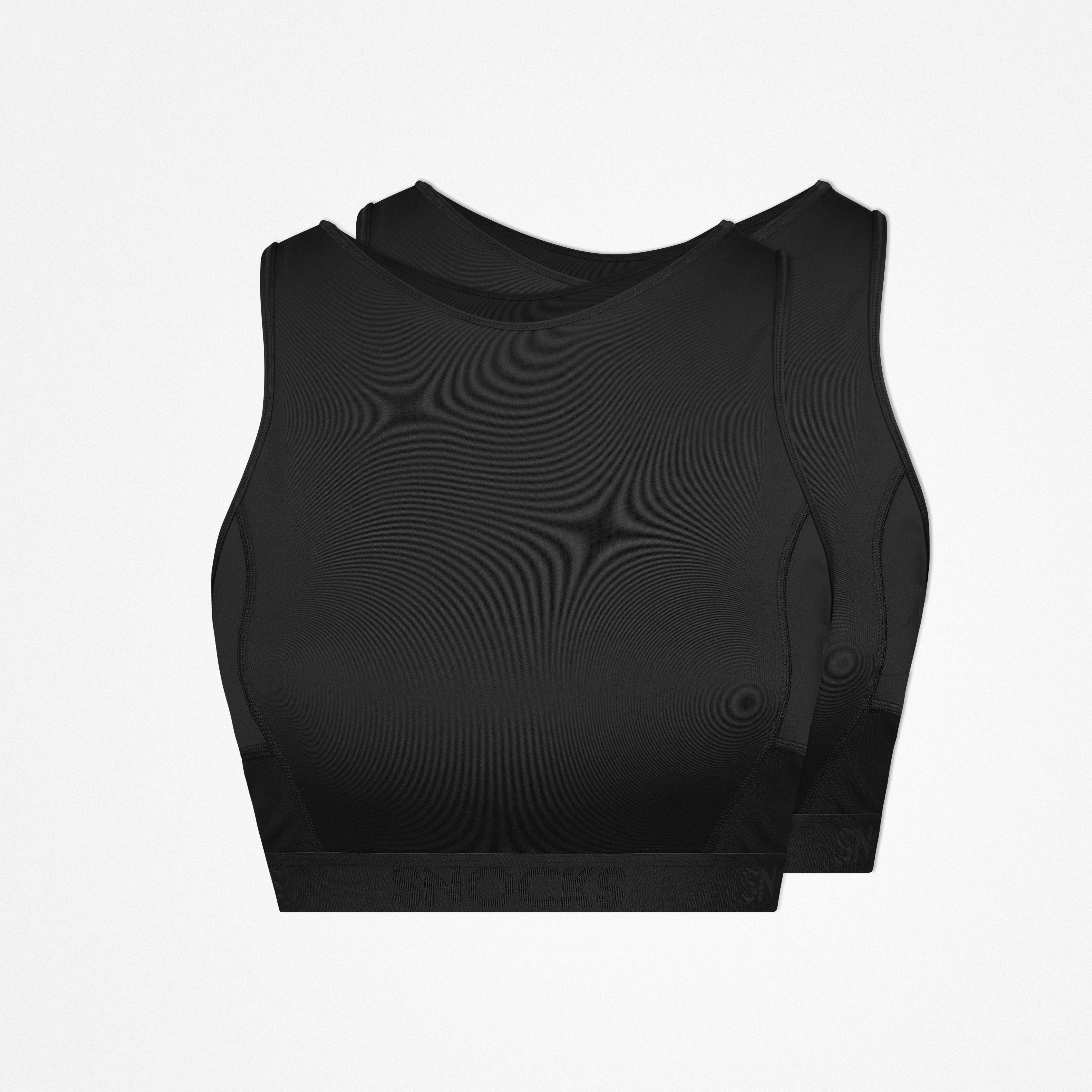 Sport-BH mit Logo | Schwarz – 12