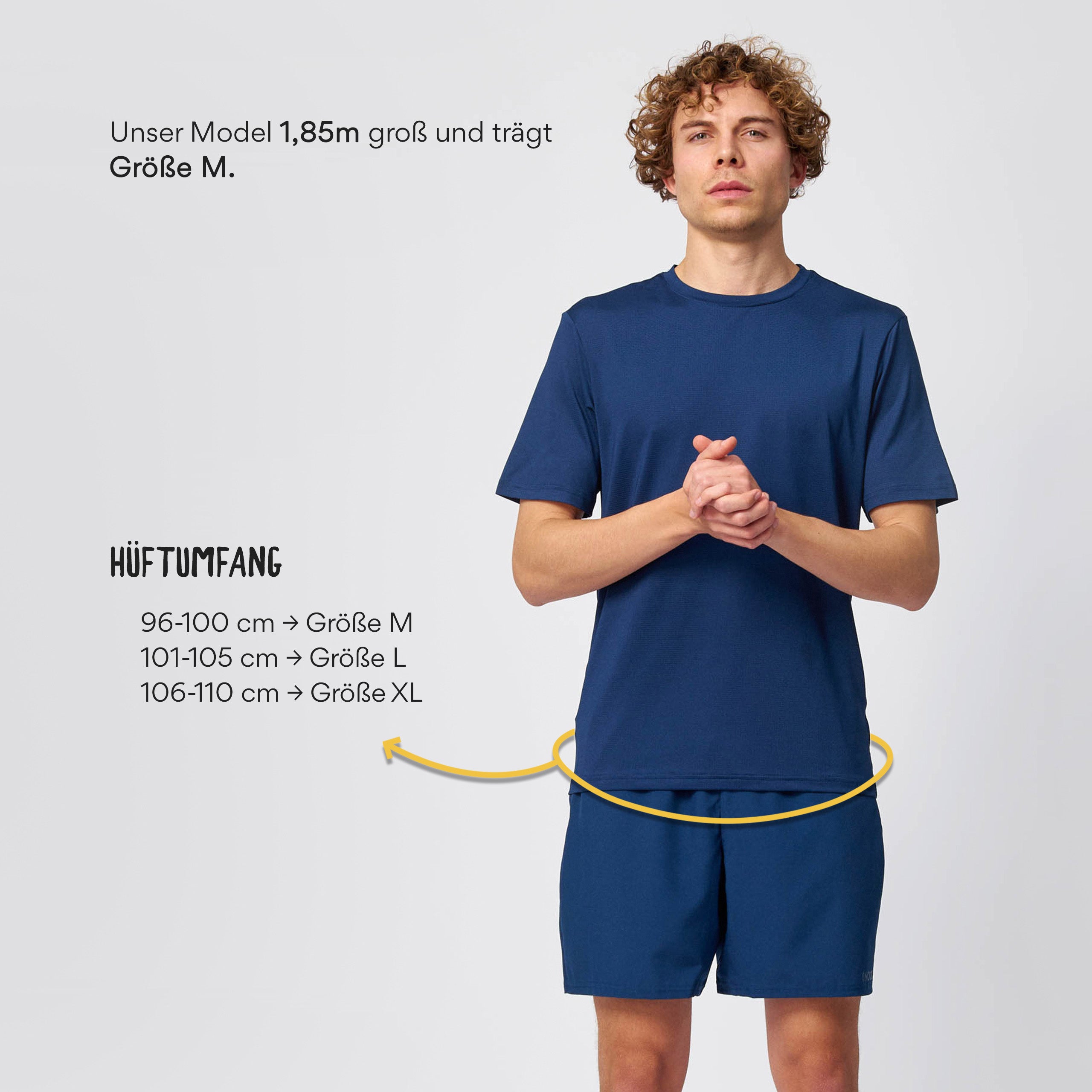 Kurze Sporthose Herren | Schwarz – 10