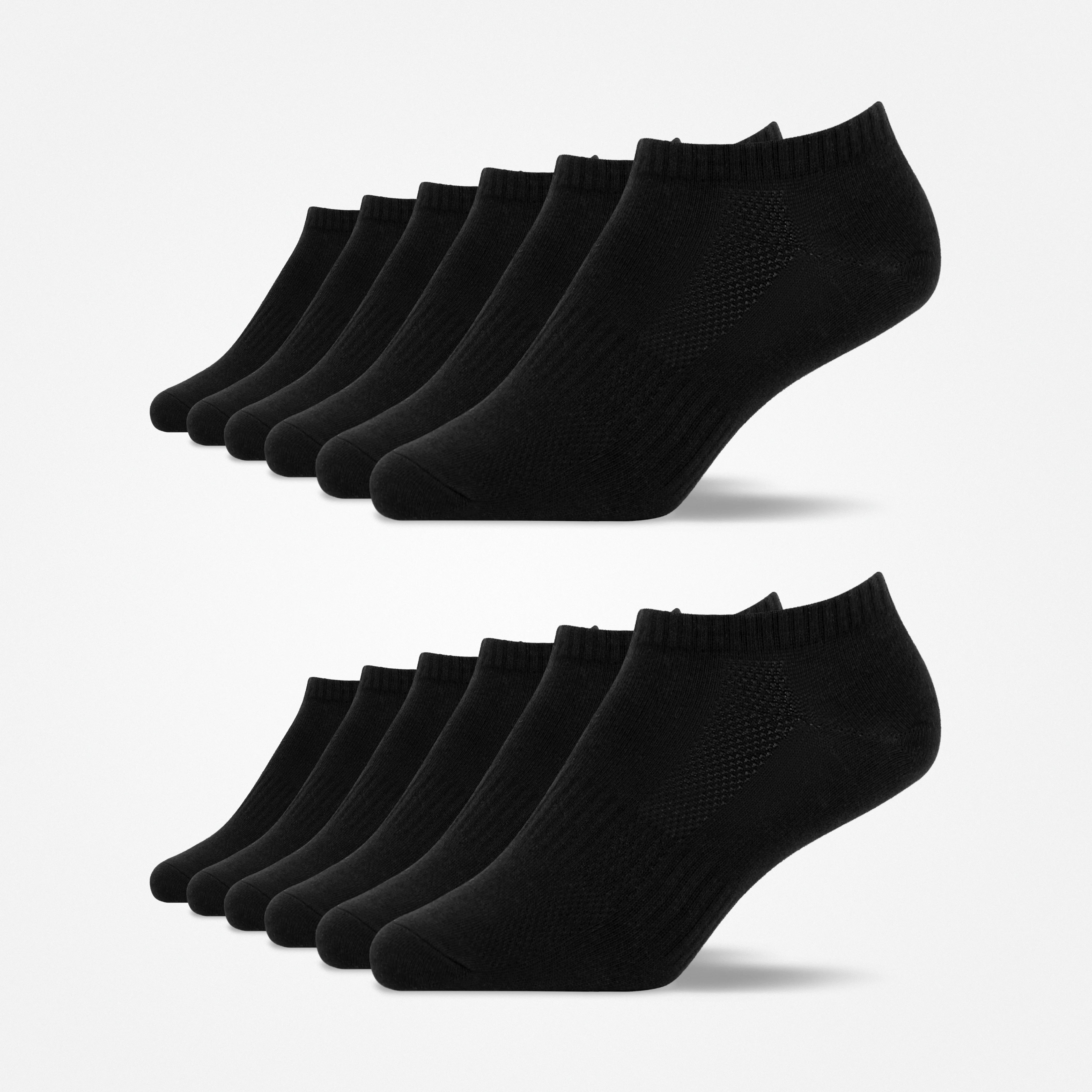 Kinder Sneaker Socken | Schwarz – 9