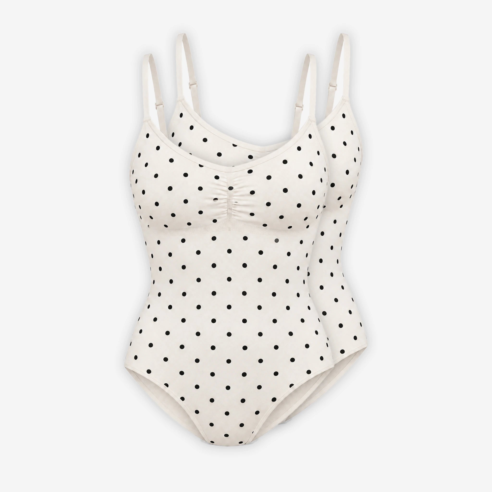 Shaping Body Slip Seamless | Cremeweiß mit schwarzen Punkten – 10