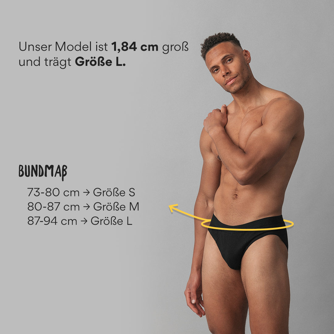 Herrenslips | Schwarz – 8