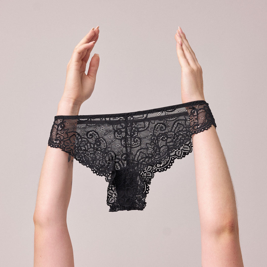 Brazilian Slips aus Spitze | Dunkelrot – 6