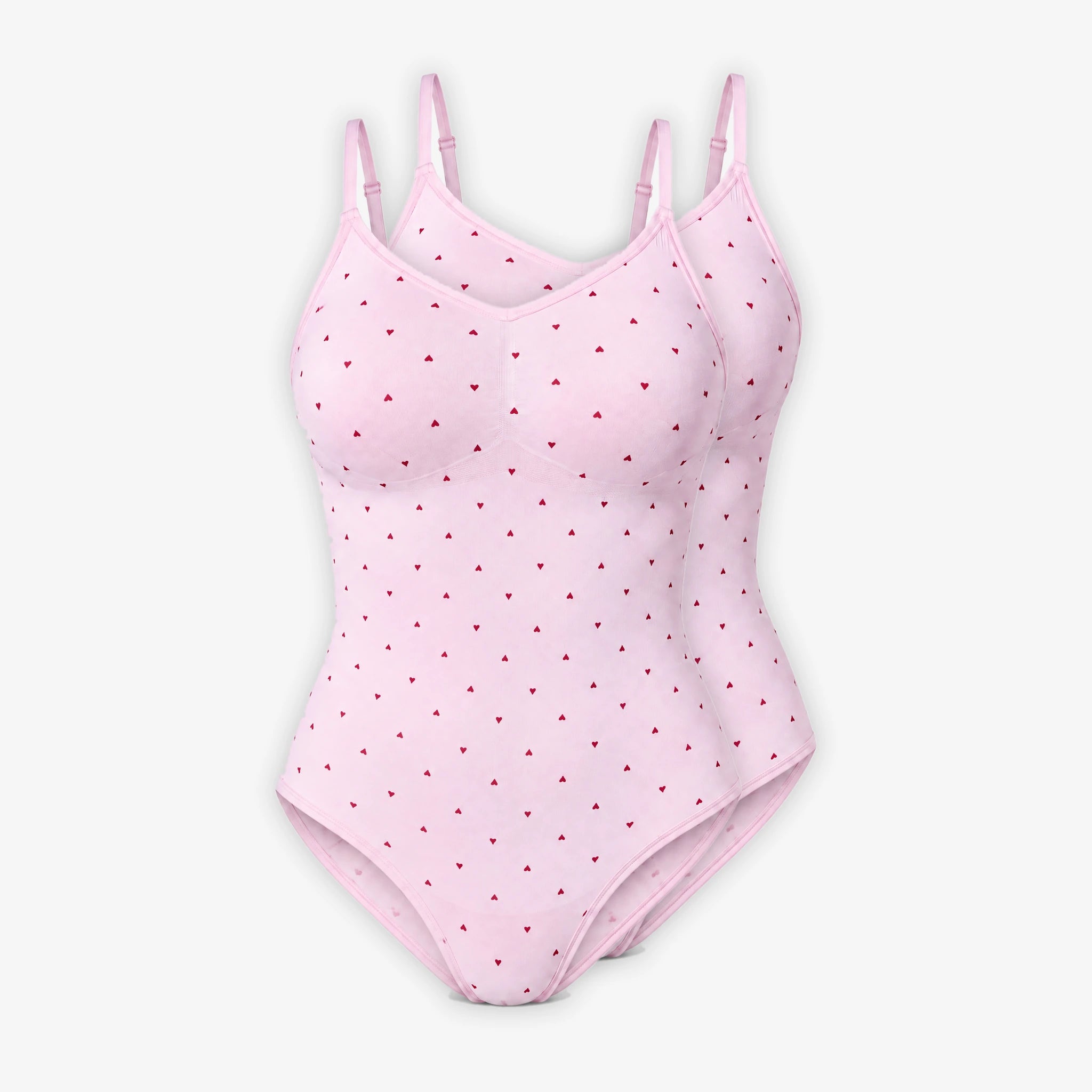 Shaping Body Slip Seamless | Rosa mit Herzchen – 10