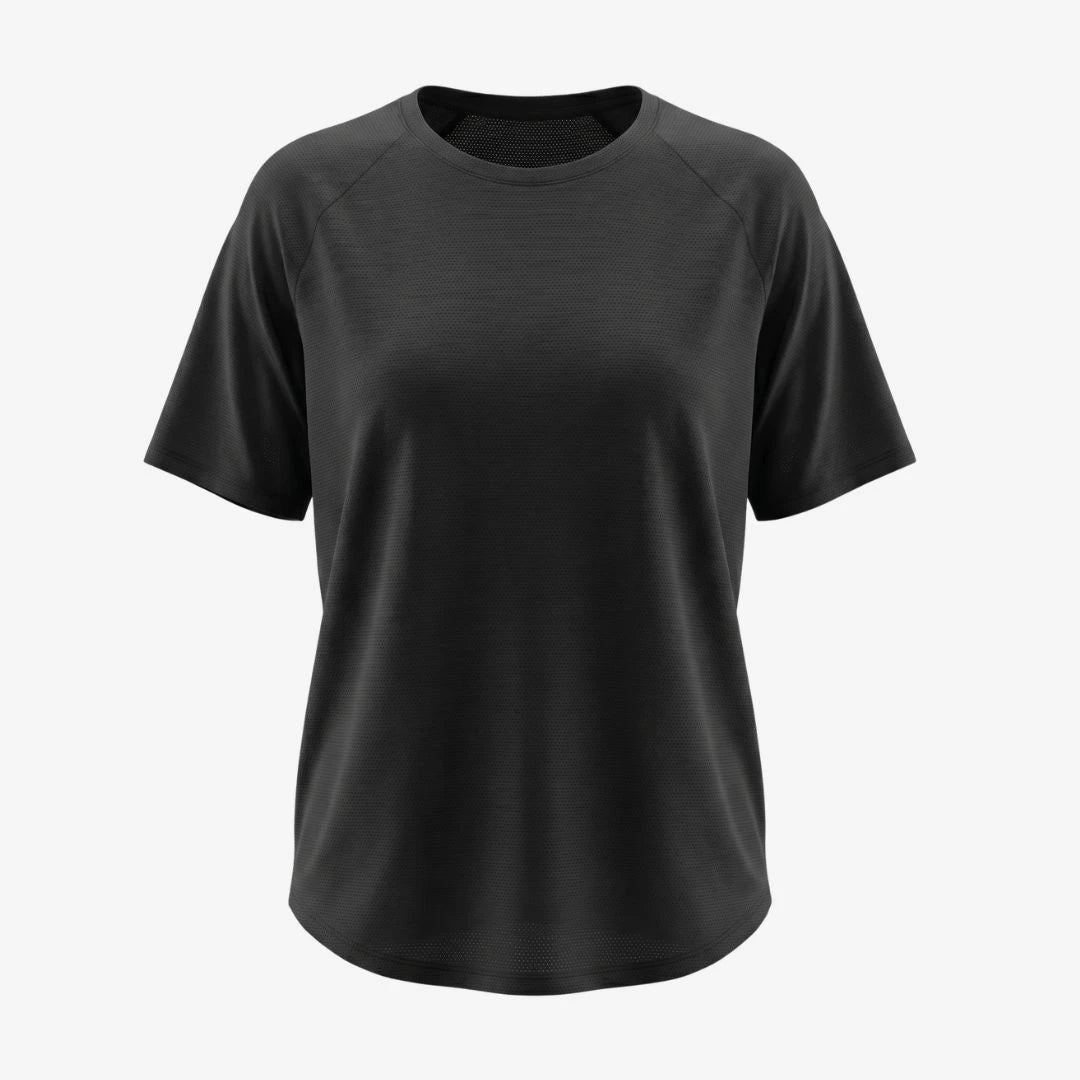 Sport Shirt Mesh Damen | Schwarz – 11
