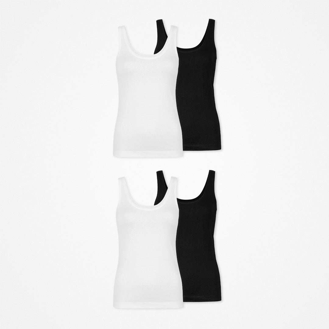 Damen Tank Tops | Schwarz-Weiß – 11