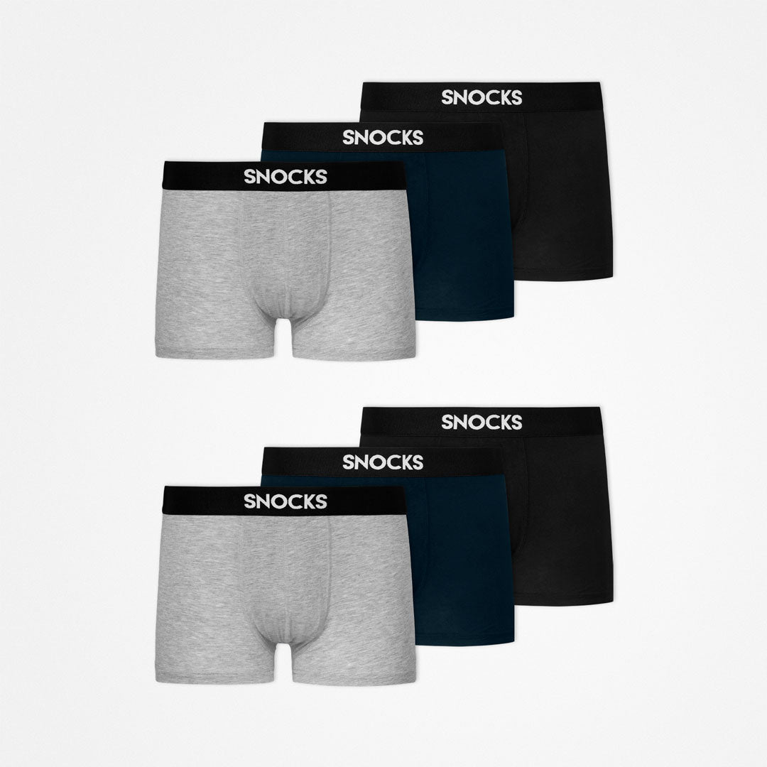 Premium Boxershorts | Mix (Schwarz/Grau/Blau) – 11