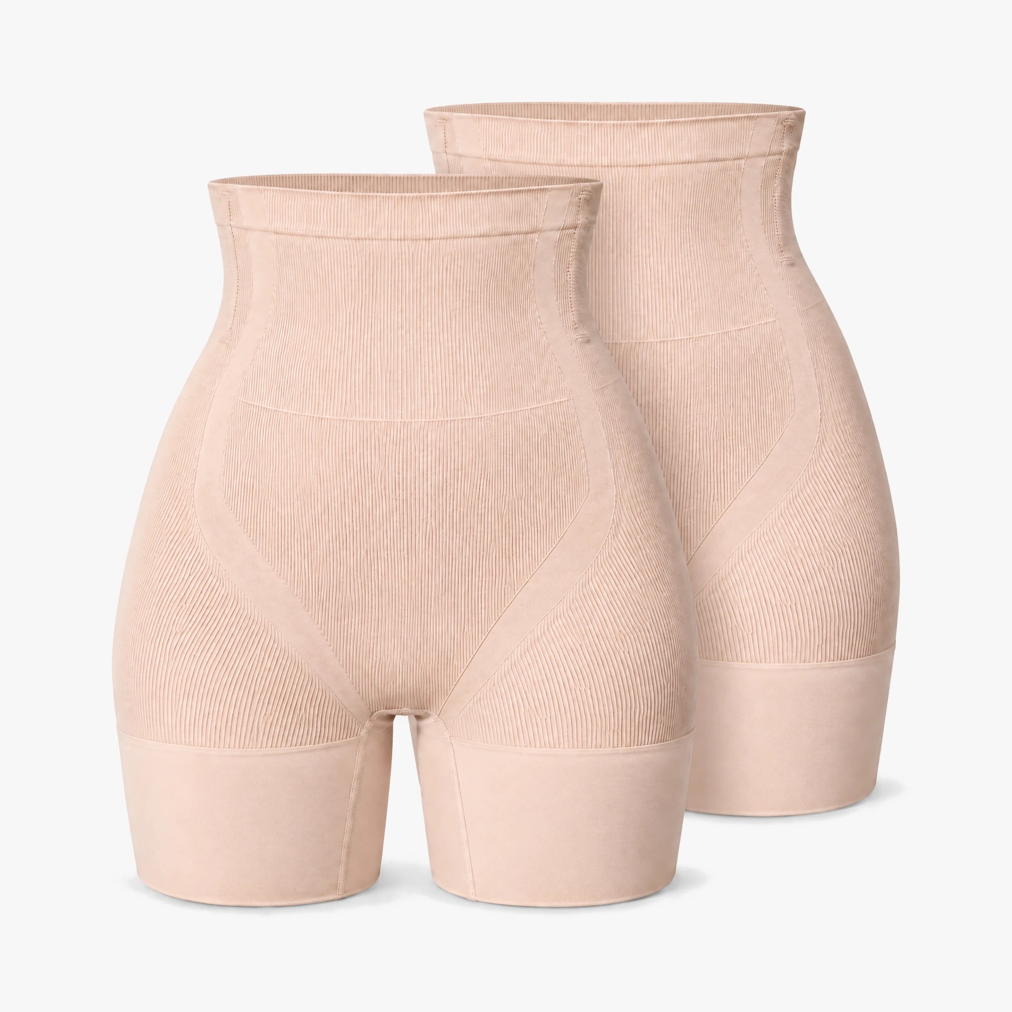 Stark formende Shaping Shorts High Waist | Beige – 13