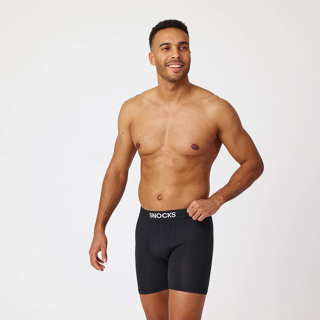 Lange Boxershorts | Schwarz – 6
