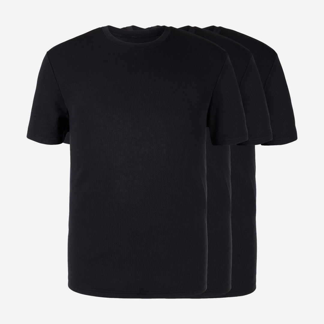 Trainingsshirt Allover Mesh Herren | Schwarz – 11