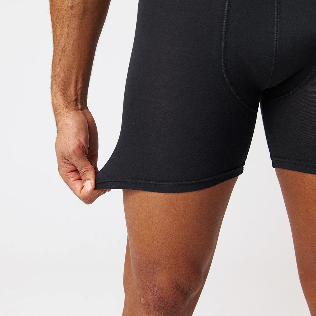 Lange Boxershorts | Schwarz – 5