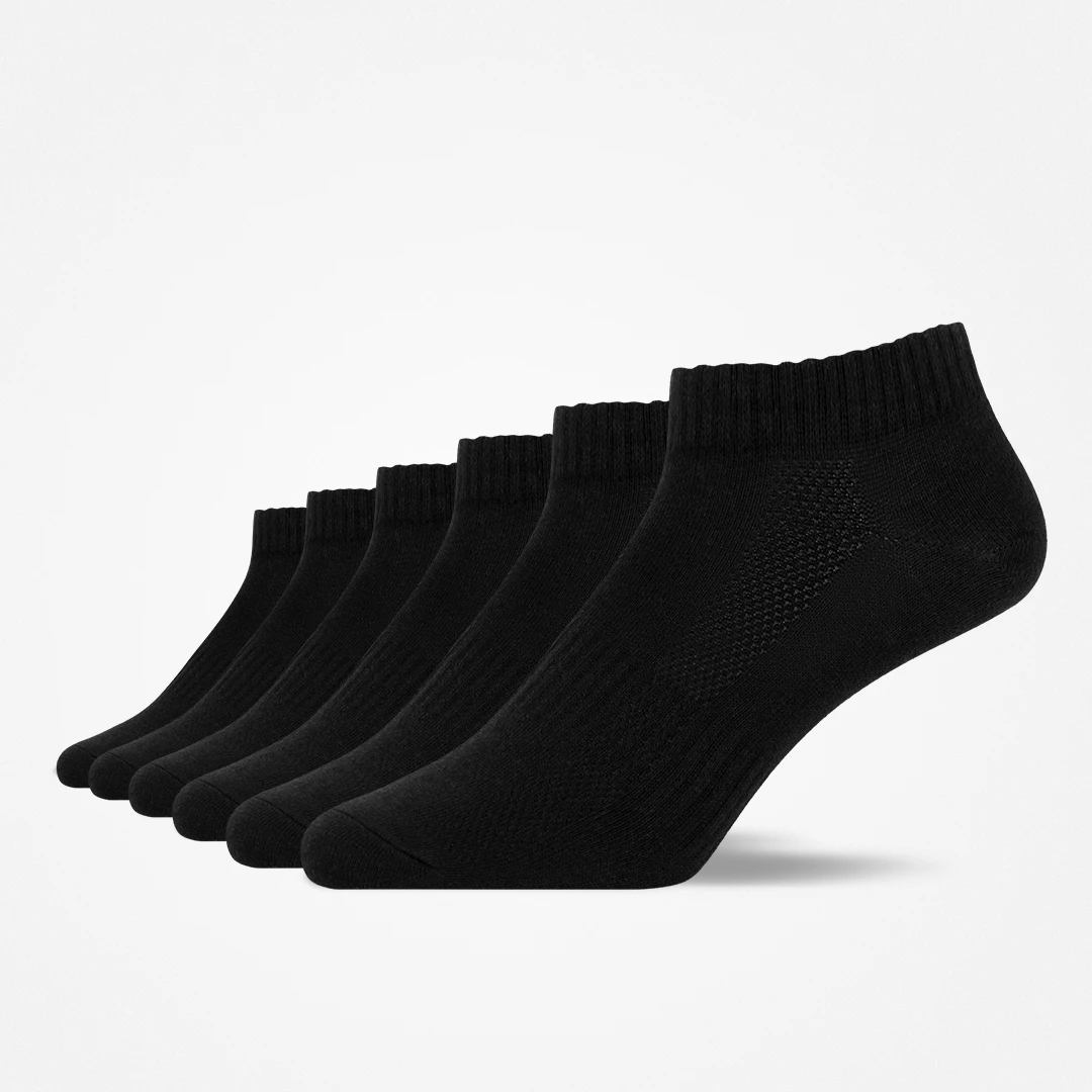 Quarter Socken | Schwarz – 9