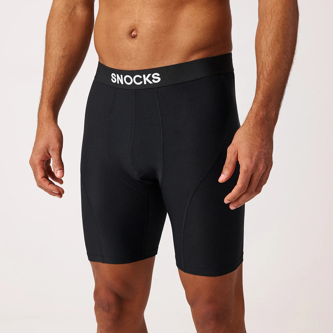 Lange Sport Boxershorts | Schwarz – 2